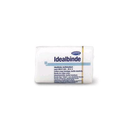 Verpackte elastische Bandage, weiß, 10 Stück, textilelastisch, 5 m, ohne Klammern