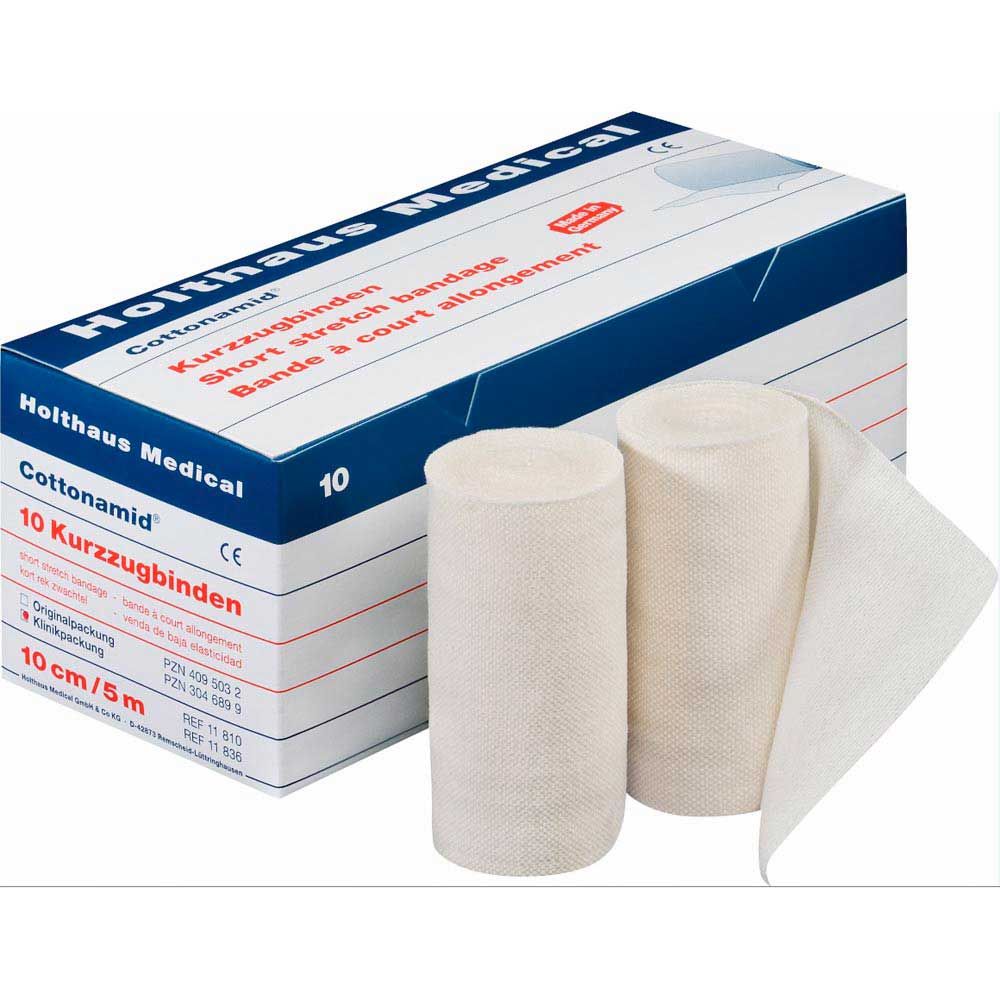 Holthaus Medical Cottonamid® Kurzzugbinde, lose, 10 cm x 5 m, in Rollen