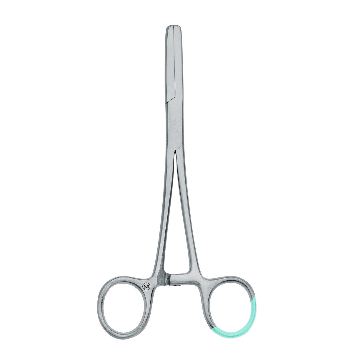 Hartmann Schlauchklemme ohne Verzahnung, 16 cm, Metall, runde Schenkel mit Griffbügeln